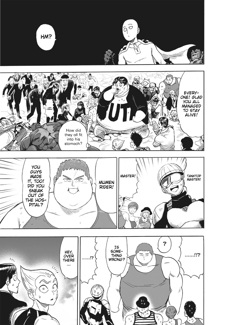 One Punch Man Manga Chapter 164 page 32 - The Abominable Fist That Turned Against God scene