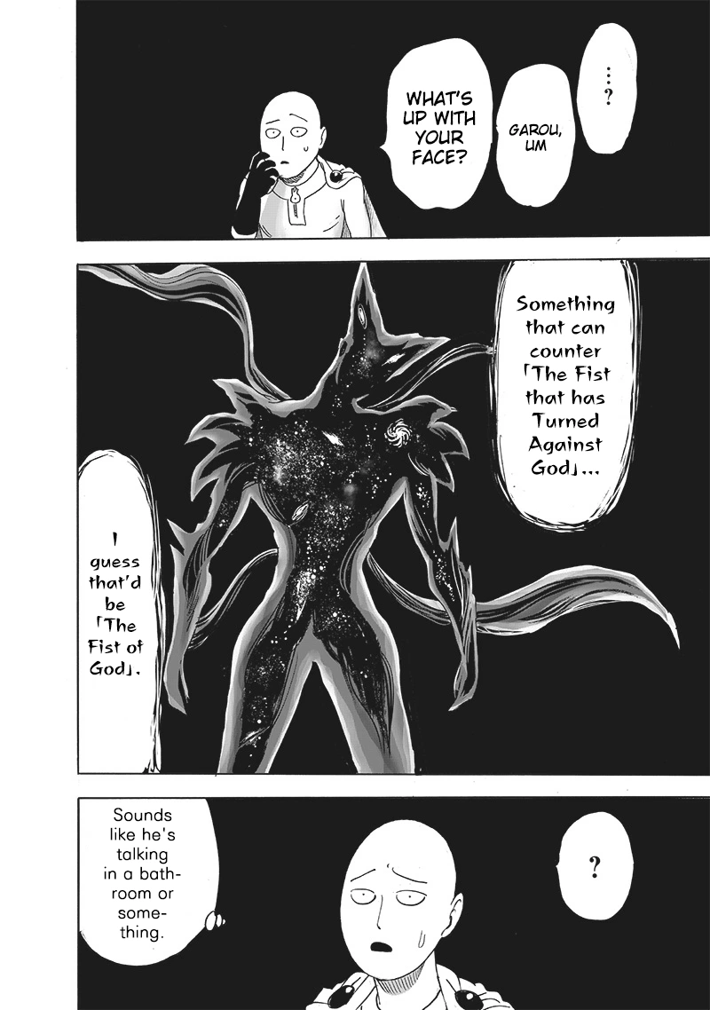 One Punch Man Manga Chapter 164 page 46 - The Abominable Fist That Turned Against God scene
