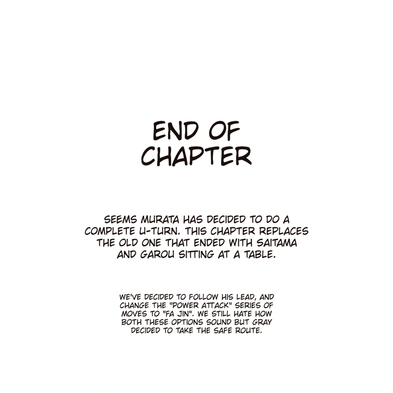 One Punch Man Manga Chapter 164 page 49 - The Abominable Fist That Turned Against God scene