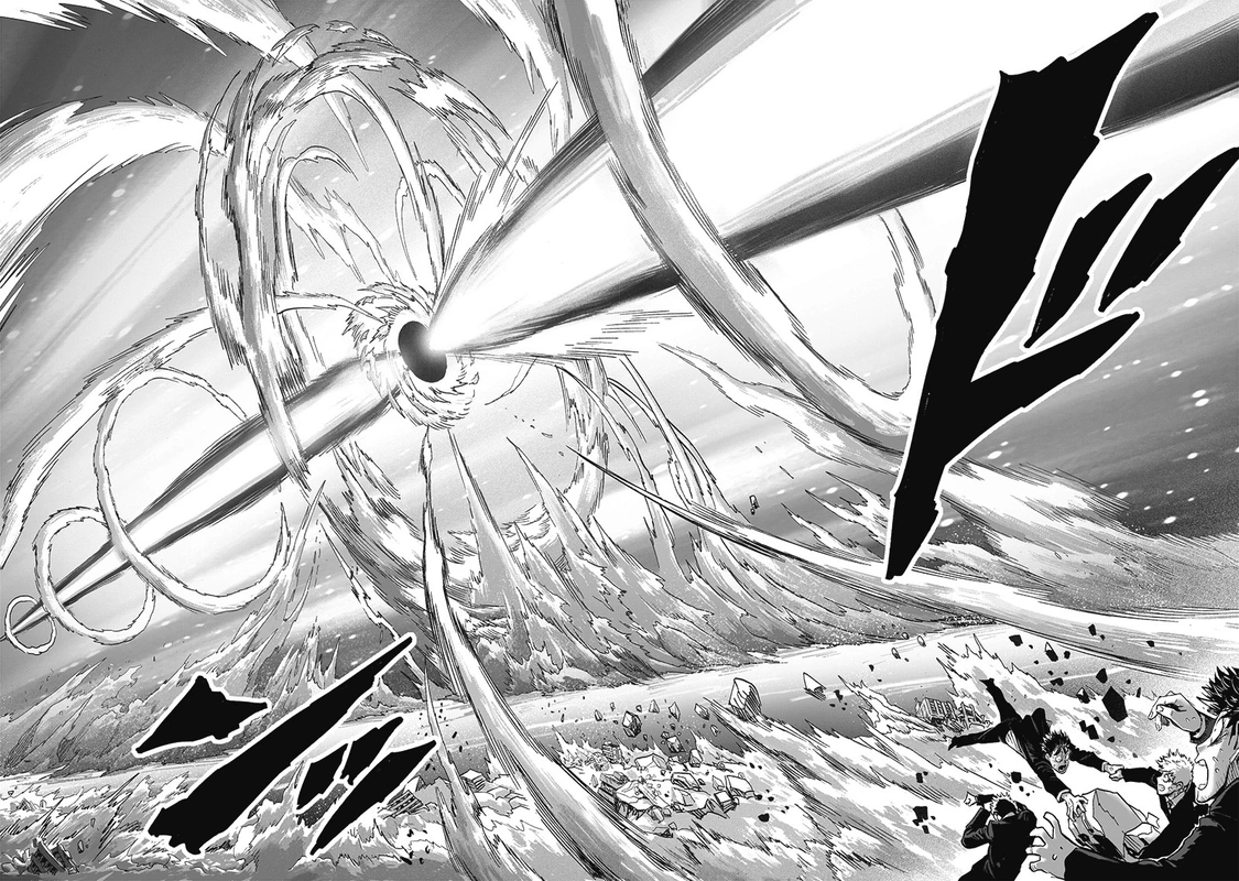 One Punch Man Manga Chapter 165 page 27 - Absolute Evil scene