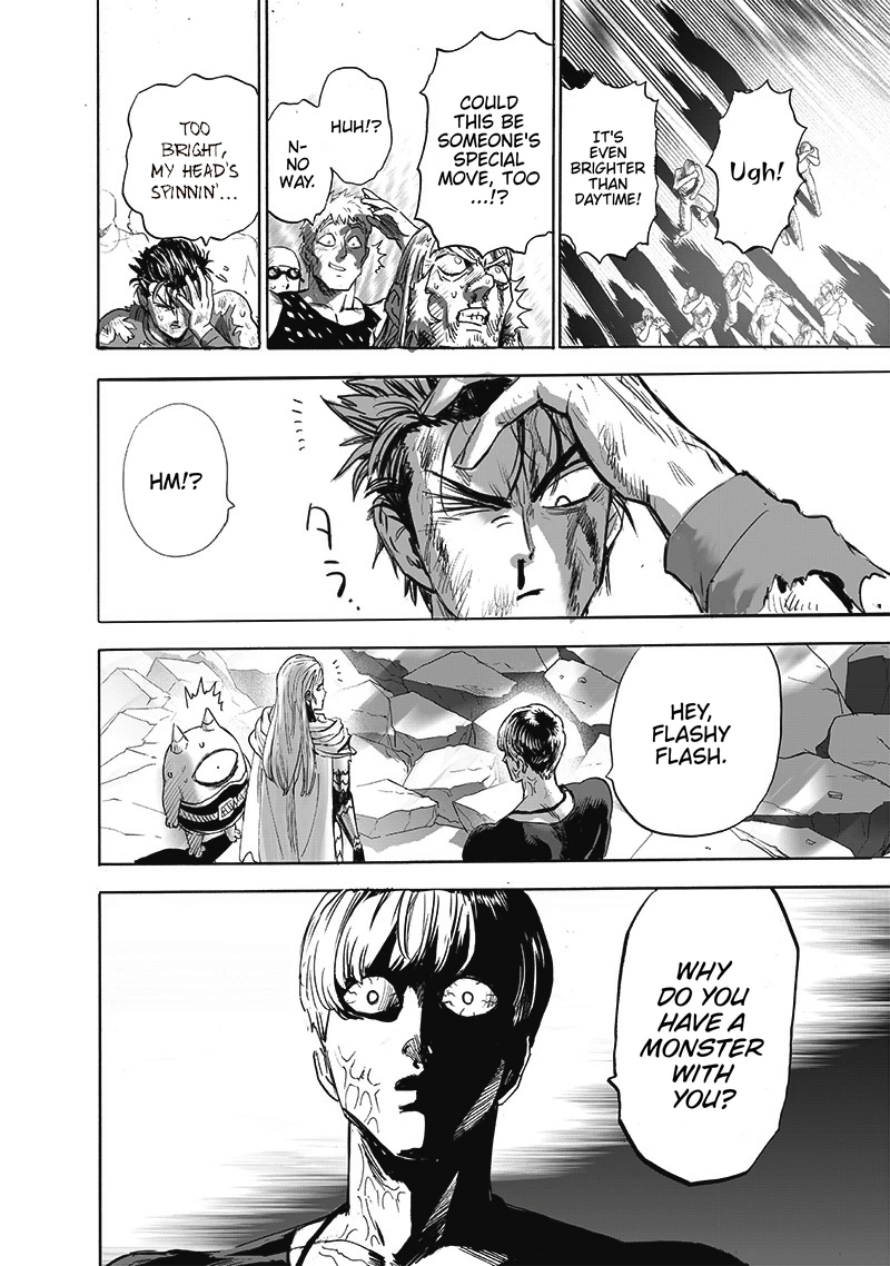 One Punch Man Manga Chapter 165 page 28 - Absolute Evil scene
