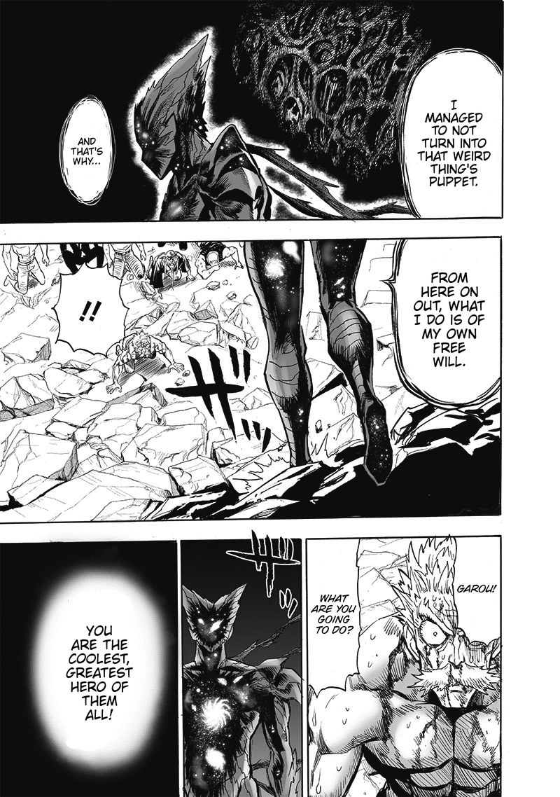 One Punch Man Manga Chapter 165 page 41 - Absolute Evil scene