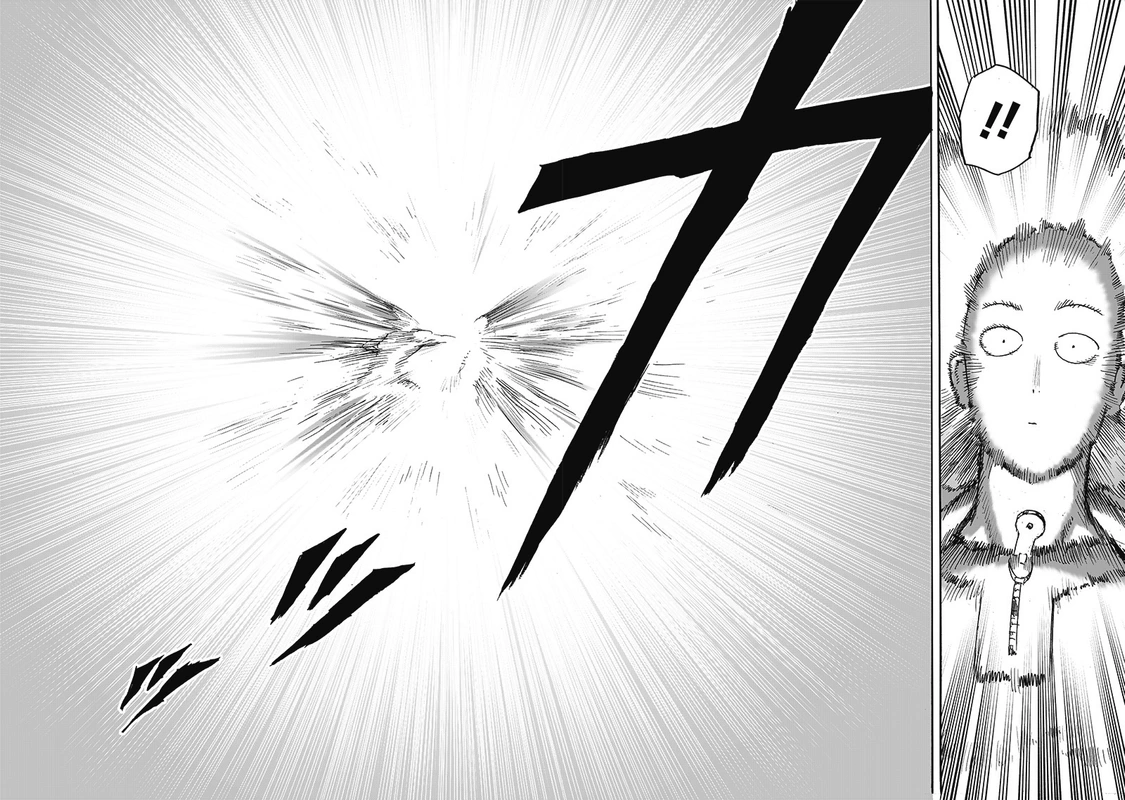 One Punch Man Manga Chapter 165 page 6 - Absolute Evil scene