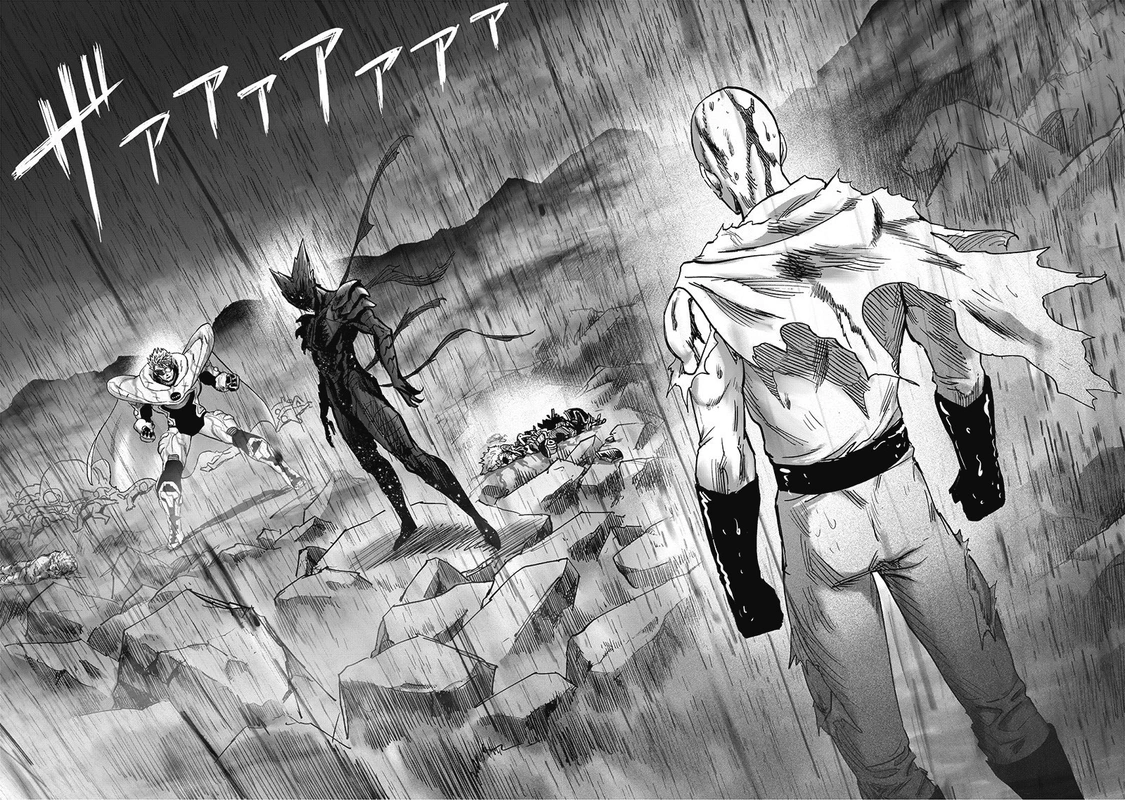 One Punch Man Manga Chapter 166 page 33 - Squared scene