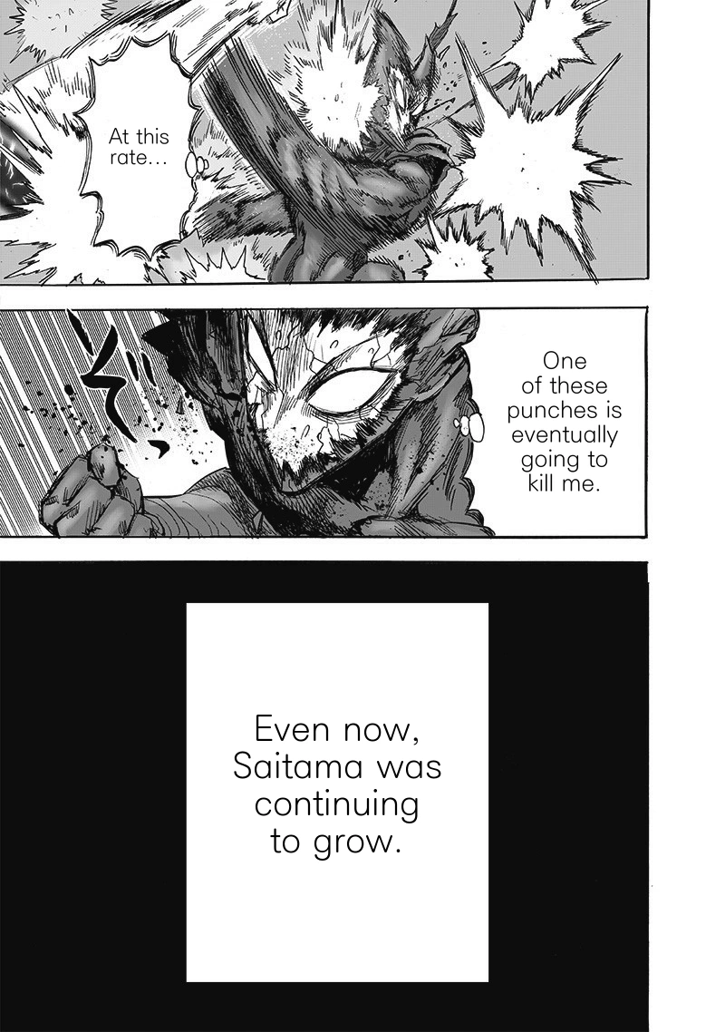 One Punch Man Manga Chapter 168 page 16 - Awakening of the Gods scene