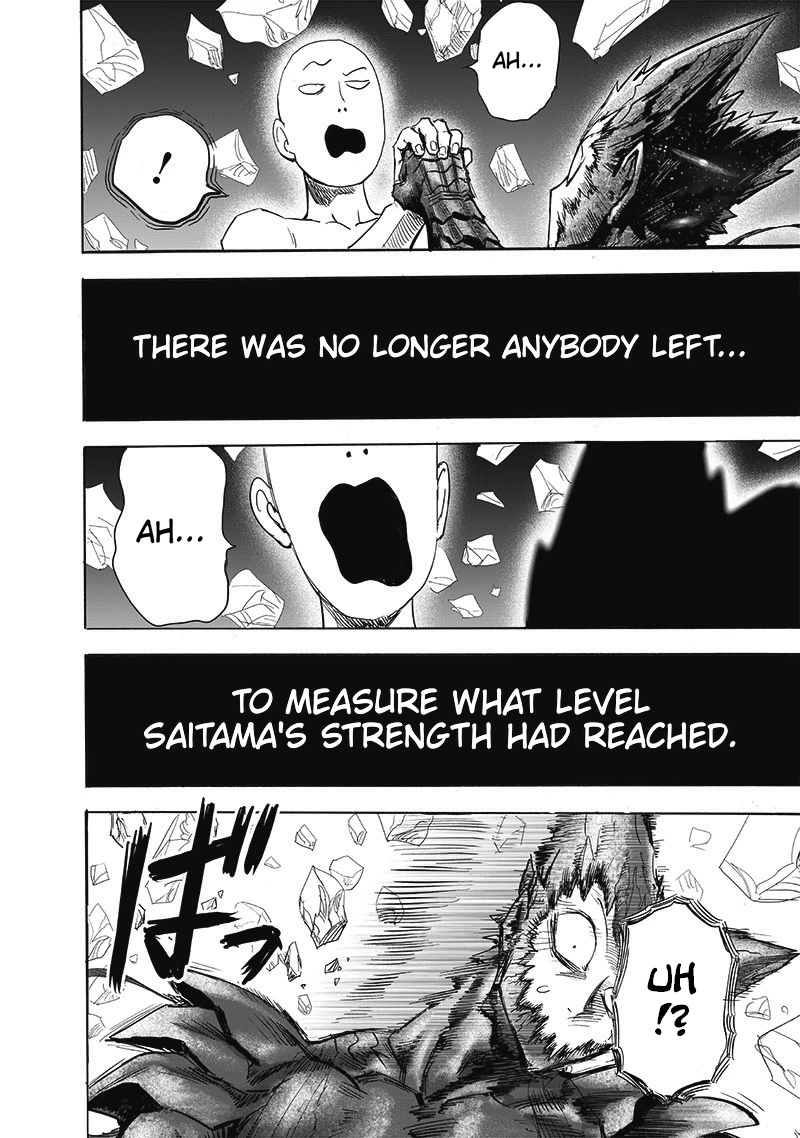 One Punch Man Manga Chapter 168 page 19 - Awakening of the Gods scene