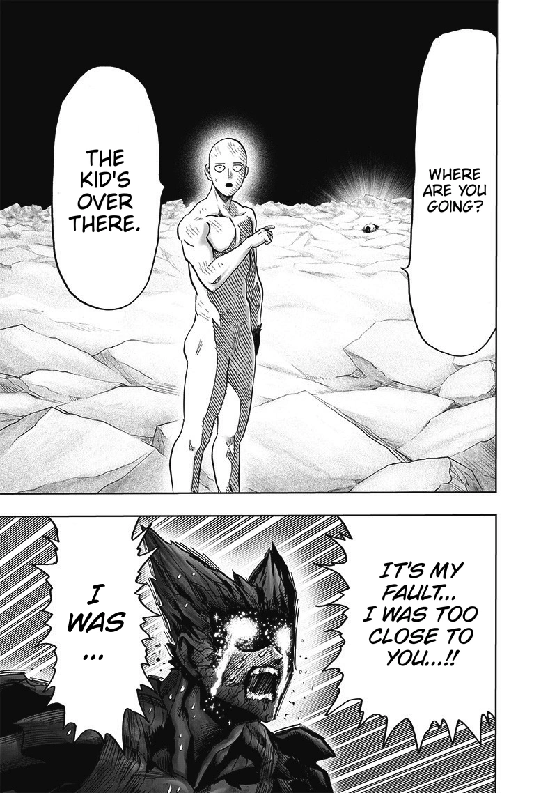 One Punch Man Manga Chapter 168 page 41 - Awakening of the Gods scene