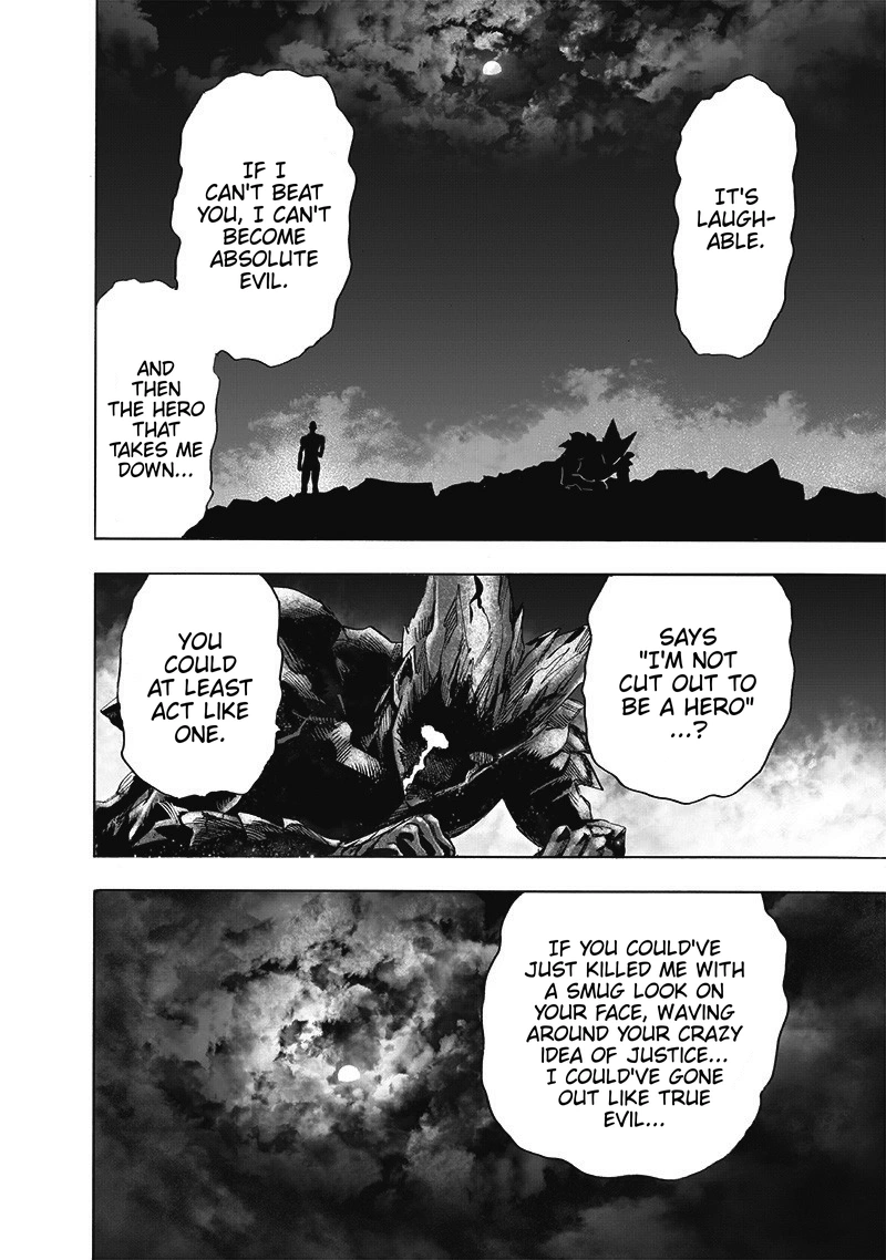 One Punch Man Manga Chapter 168 page 44 - Awakening of the Gods scene