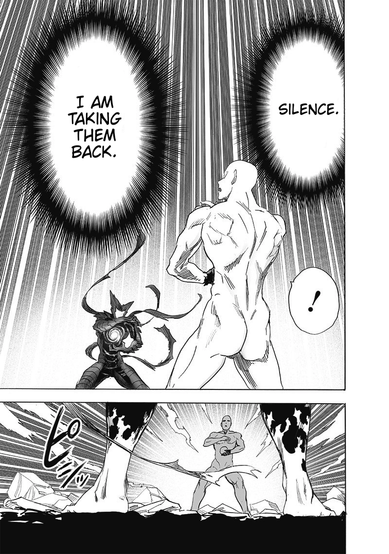 One Punch Man Manga Chapter 168 page 51 - Awakening of the Gods scene