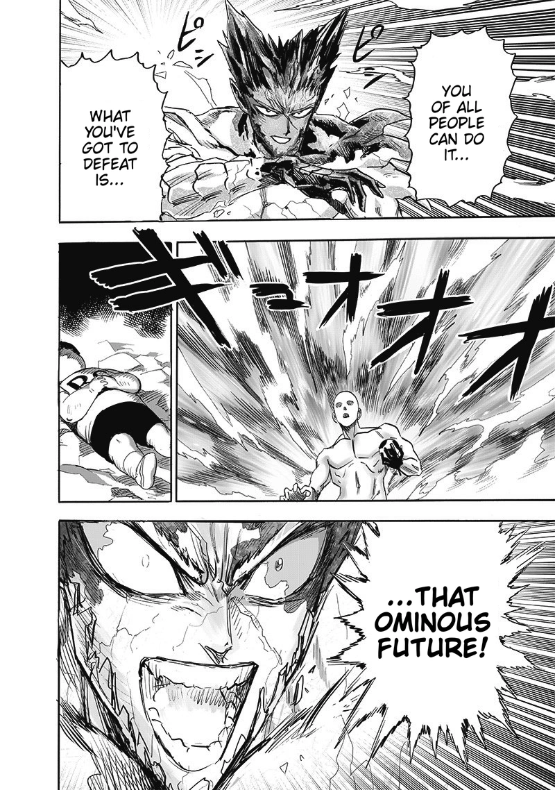 One Punch Man Manga Chapter 168 page 56 - Awakening of the Gods scene