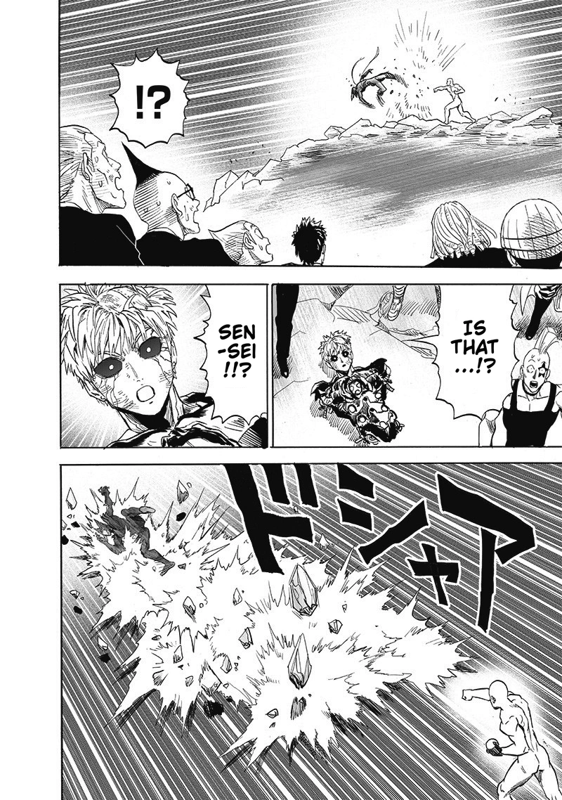 One Punch Man Manga Chapter 168 page 66 - Awakening of the Gods scene