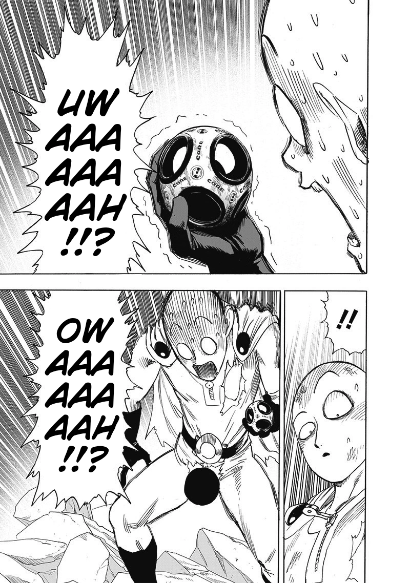 One Punch Man Manga Chapter 168 page 71 - Awakening of the Gods scene
