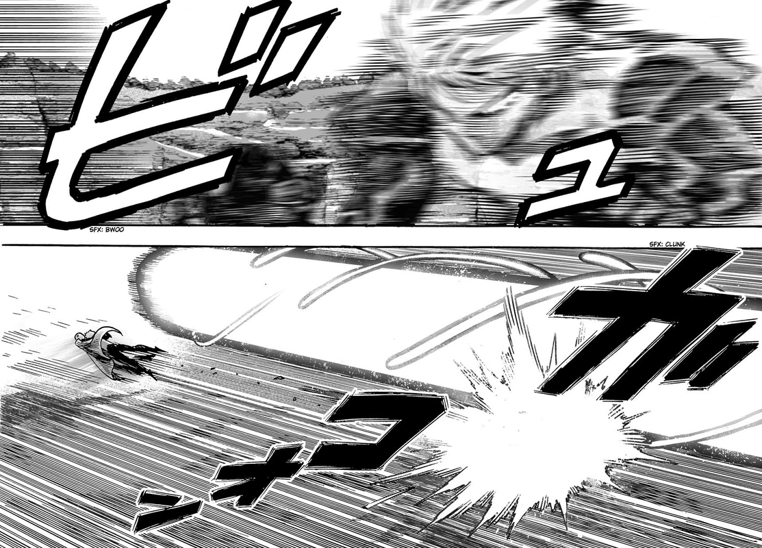One Punch Man Manga Chapter 17 page 17 - Sparring scene