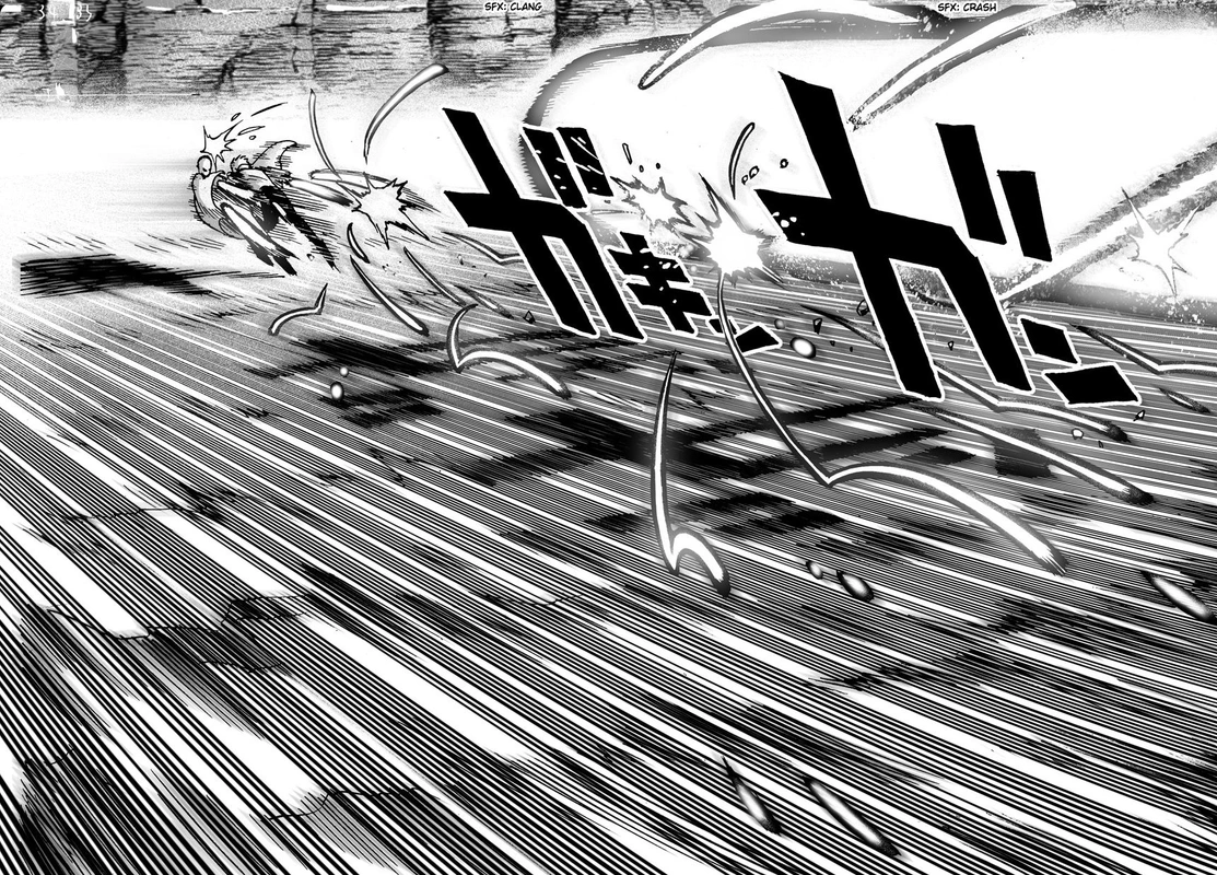 One Punch Man Manga Chapter 17 page 20 - Sparring scene