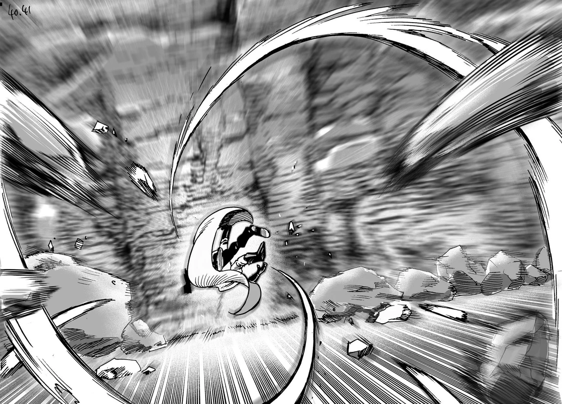 One Punch Man Manga Chapter 17 page 23 - Sparring scene