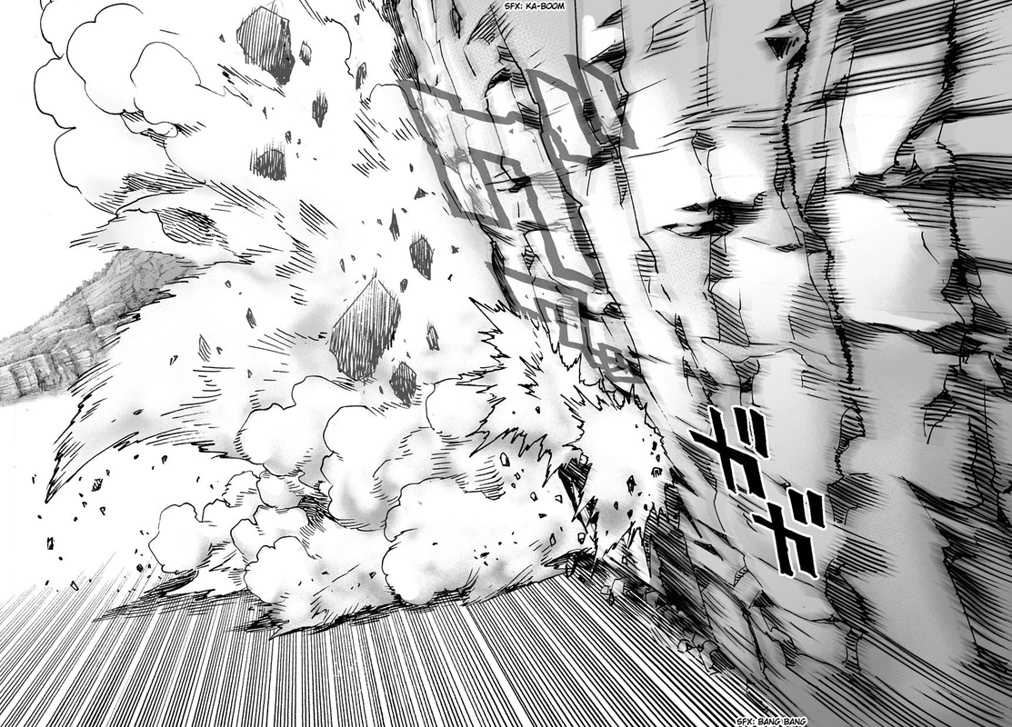 One Punch Man Manga Chapter 17 page 26 - Sparring scene