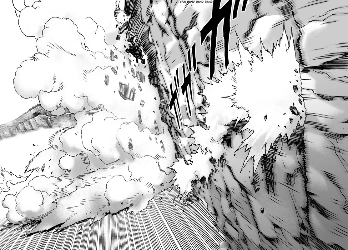 One Punch Man Manga Chapter 17 page 27 - Sparring scene