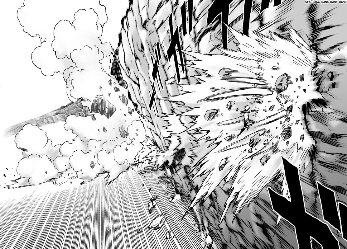 One Punch Man Manga Chapter 17 page 28 - Sparring scene