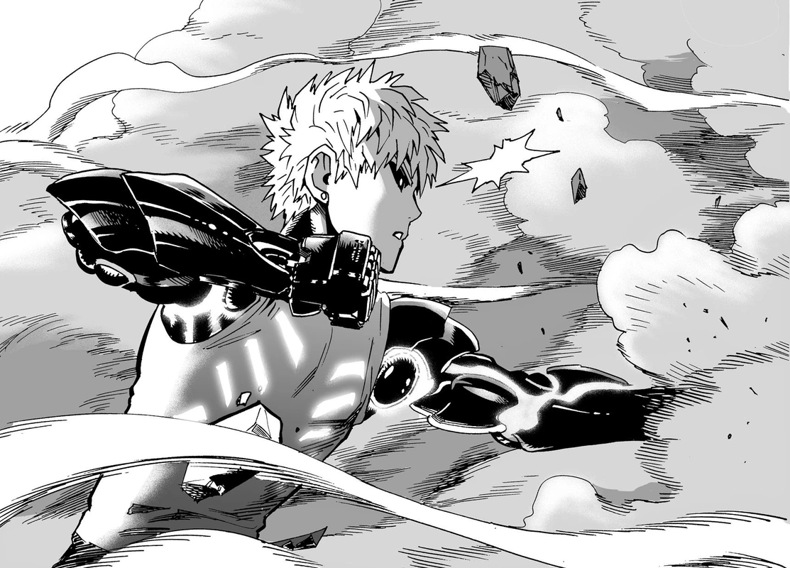 One Punch Man Manga Chapter 17 page 30 - Sparring scene