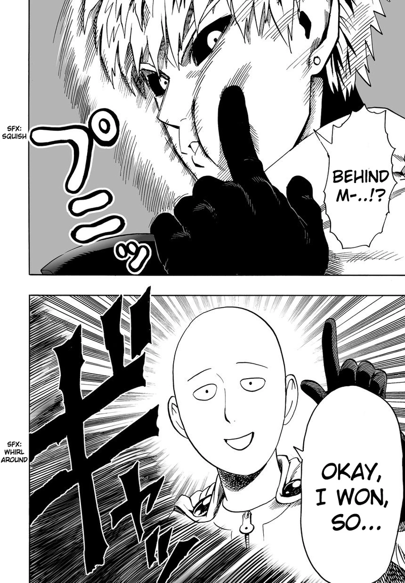 One Punch Man Manga Chapter 17 page 36 - Sparring scene