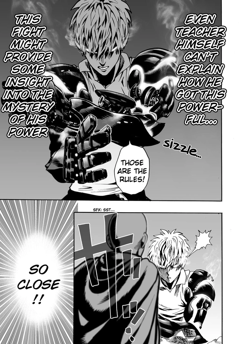 One Punch Man Manga Chapter 17 page 39 - Sparring scene