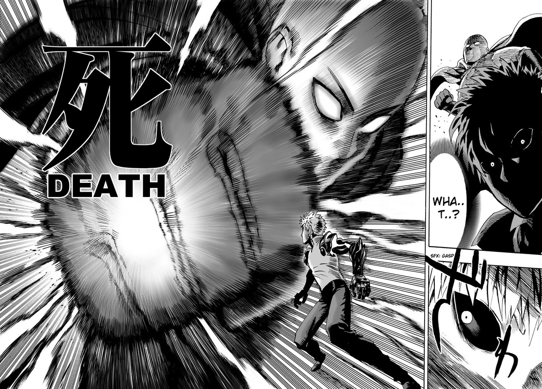 One Punch Man Manga Chapter 17 page 41 - Sparring scene