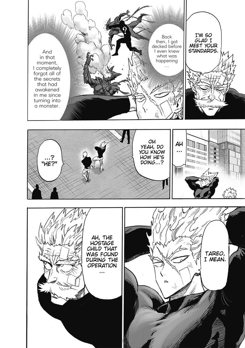 One Punch Man Manga Chapter 170 page 12 - What was Gained scene