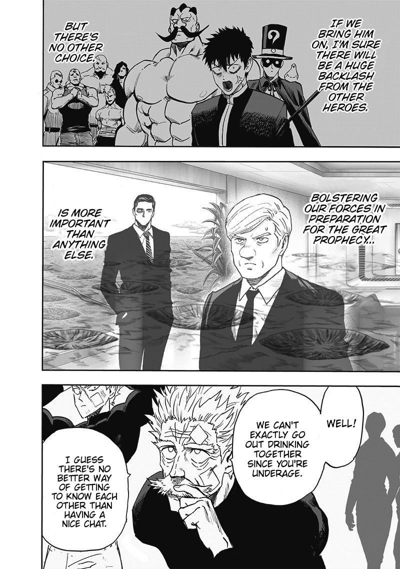 One Punch Man Manga Chapter 170 page 20 - What was Gained scene