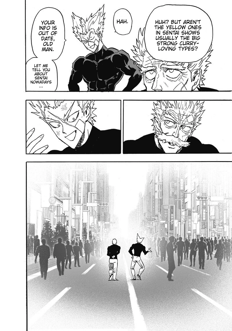 One Punch Man Manga Chapter 170 page 22 - What was Gained scene
