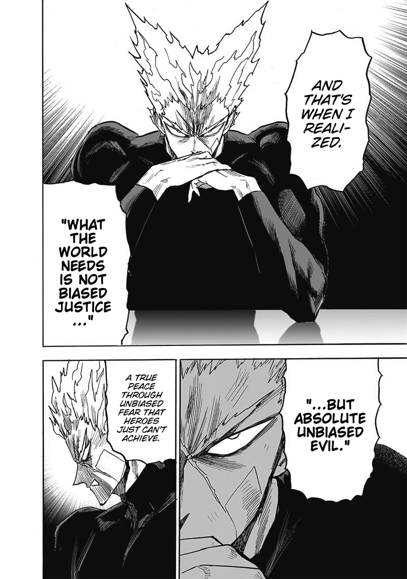One Punch Man Manga Chapter 170 page 4 - What was Gained scene