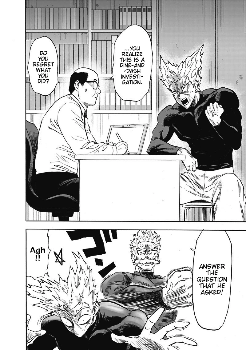 One Punch Man Manga Chapter 170 page 6 - What was Gained scene