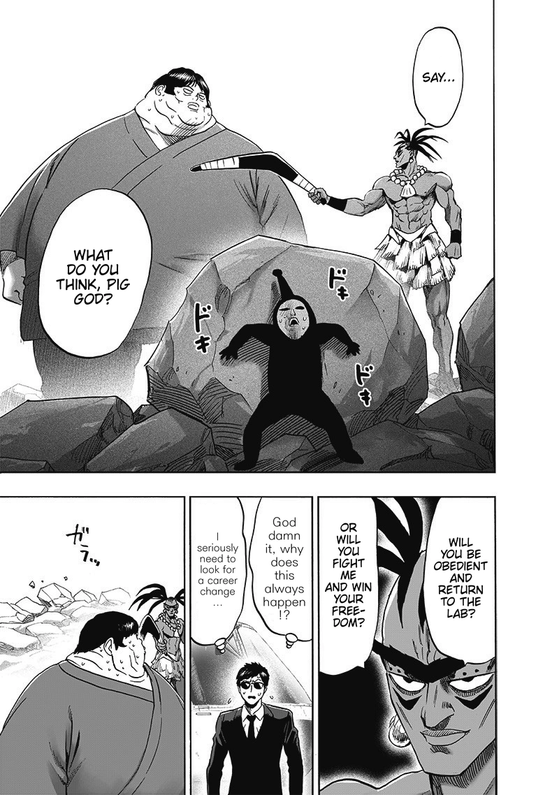 One Punch Man Manga Chapter 171 page 14 - The Last Guy I Wanna Run Into scene