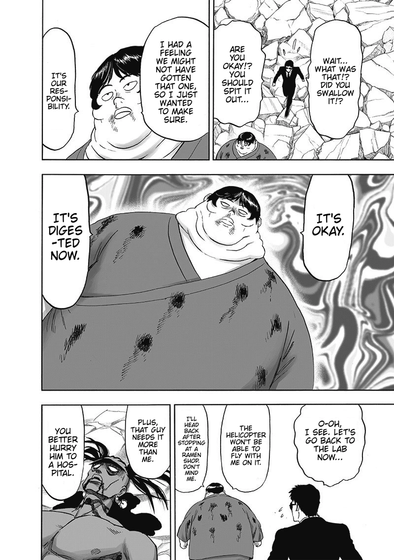 One Punch Man Manga Chapter 171 page 19 - The Last Guy I Wanna Run Into scene