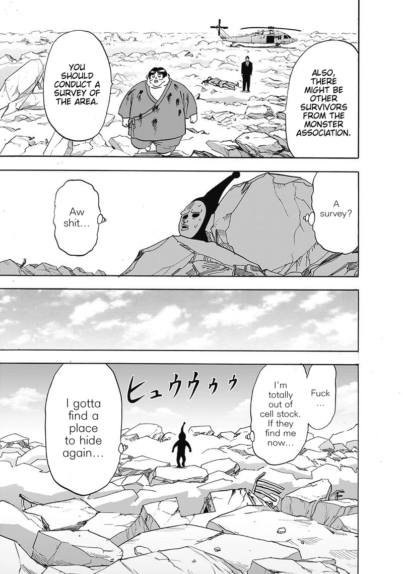 One Punch Man Manga Chapter 171 page 20 - The Last Guy I Wanna Run Into scene