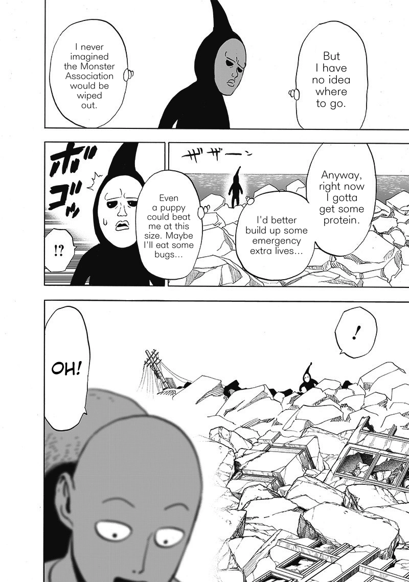 One Punch Man Manga Chapter 171 page 21 - The Last Guy I Wanna Run Into scene