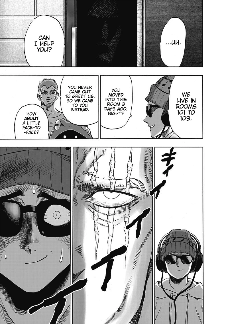 One Punch Man Manga Chapter 171 page 6 - The Last Guy I Wanna Run Into scene