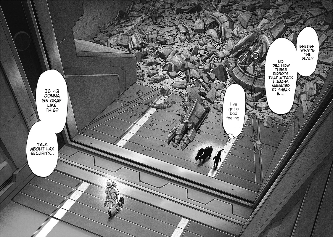 One Punch Man Manga Chapter 172 page 30 - New Home scene