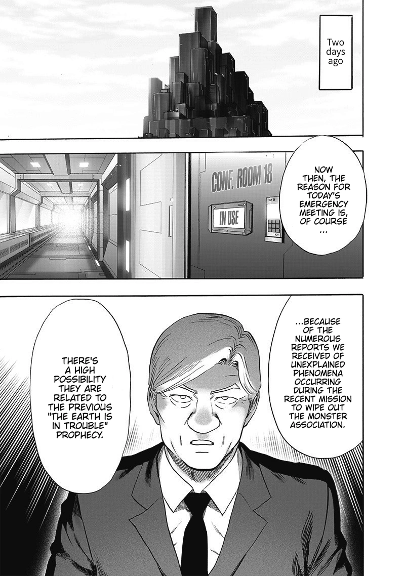 One Punch Man Manga Chapter 173 page 10 - Secret Intel scene