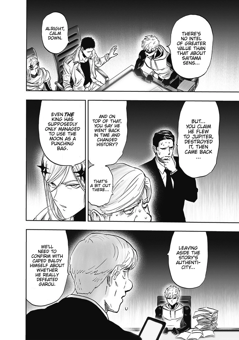 One Punch Man Manga Chapter 173 page 27 - Secret Intel scene