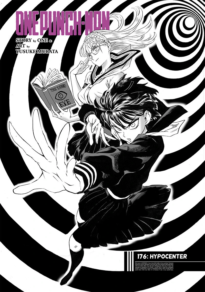 One Punch Man Manga Chapter 176 page 1 - Hypocenter scene