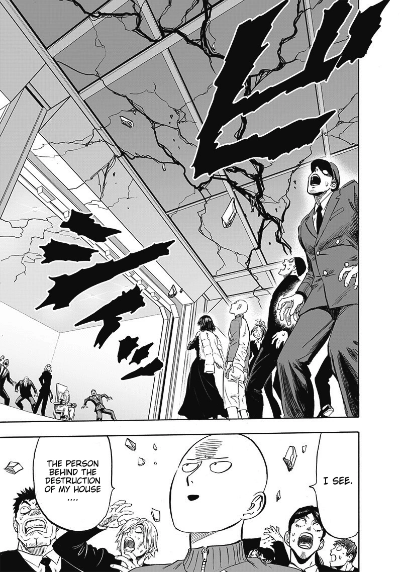 One Punch Man Manga Chapter 176 page 16 - Hypocenter scene