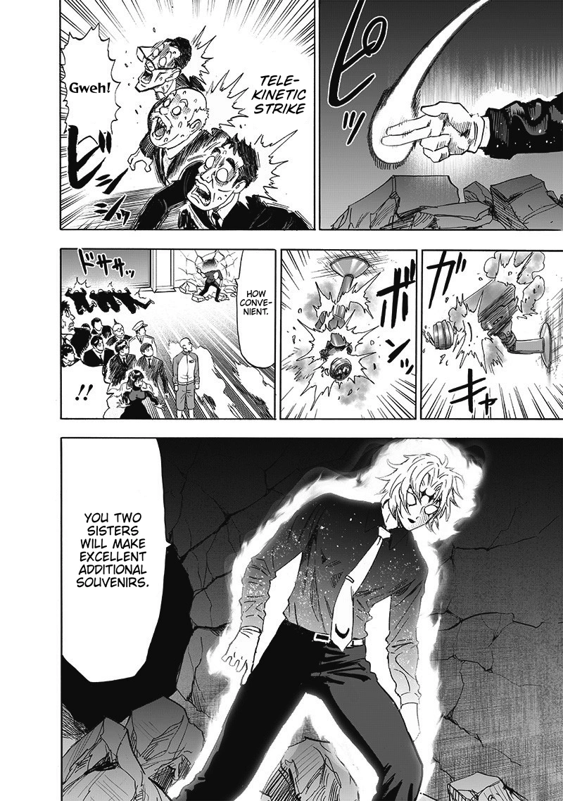 One Punch Man Manga Chapter 176 page 22 - Hypocenter scene