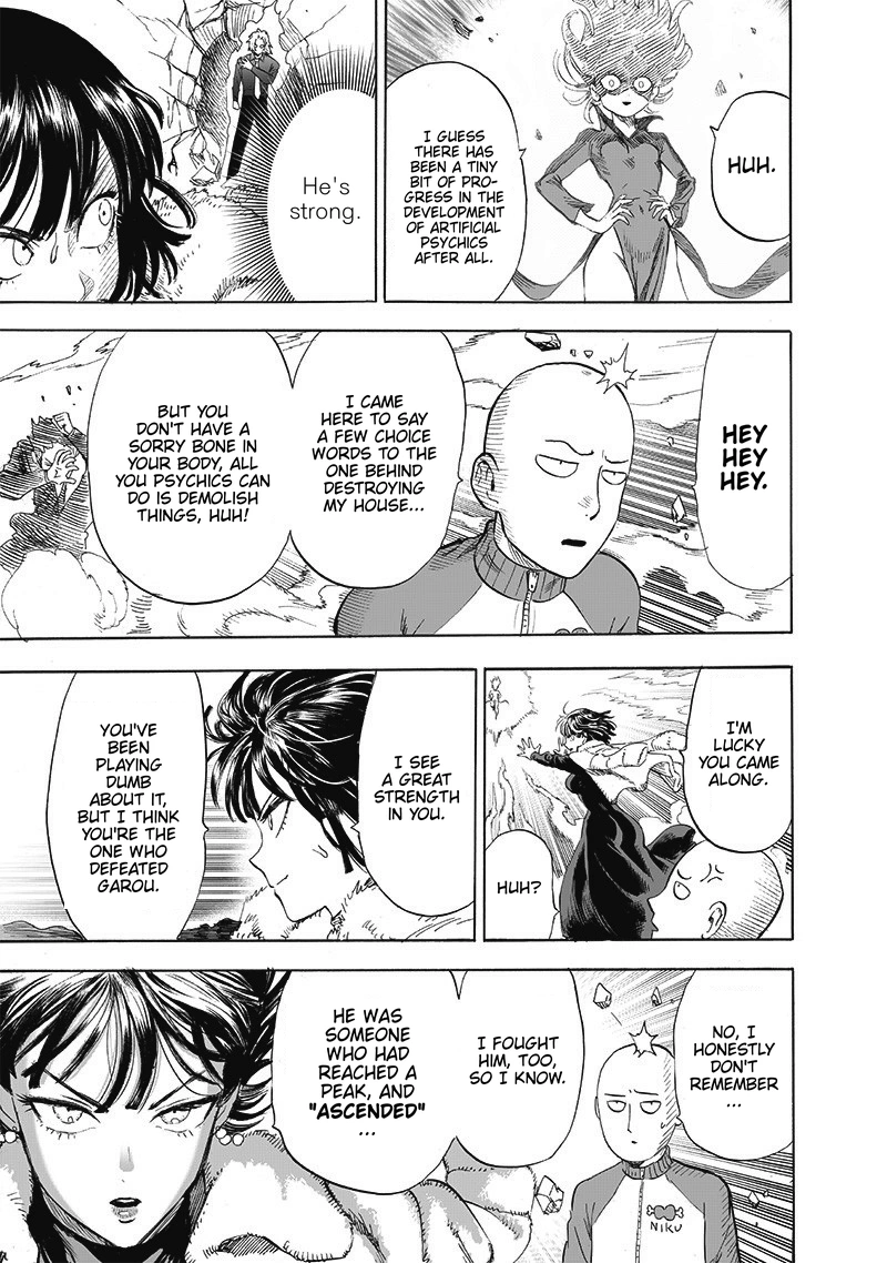 One Punch Man Manga Chapter 176 page 23 - Hypocenter scene