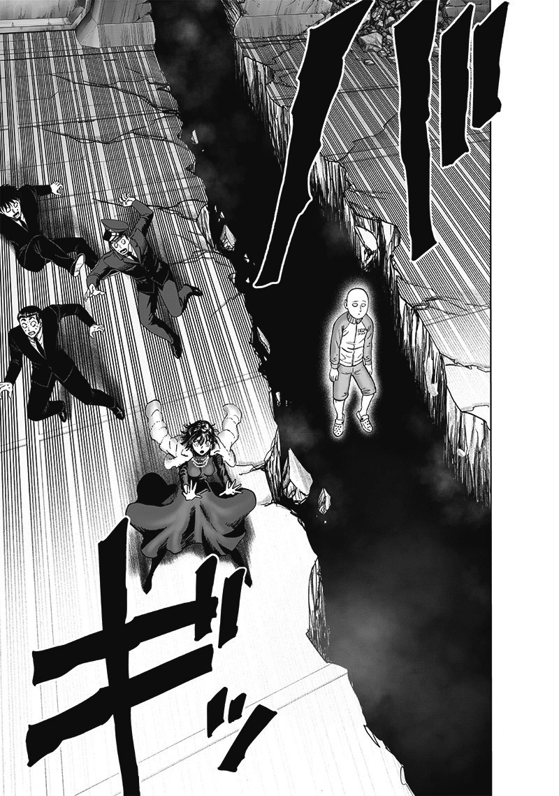 One Punch Man Manga Chapter 176 page 25 - Hypocenter scene