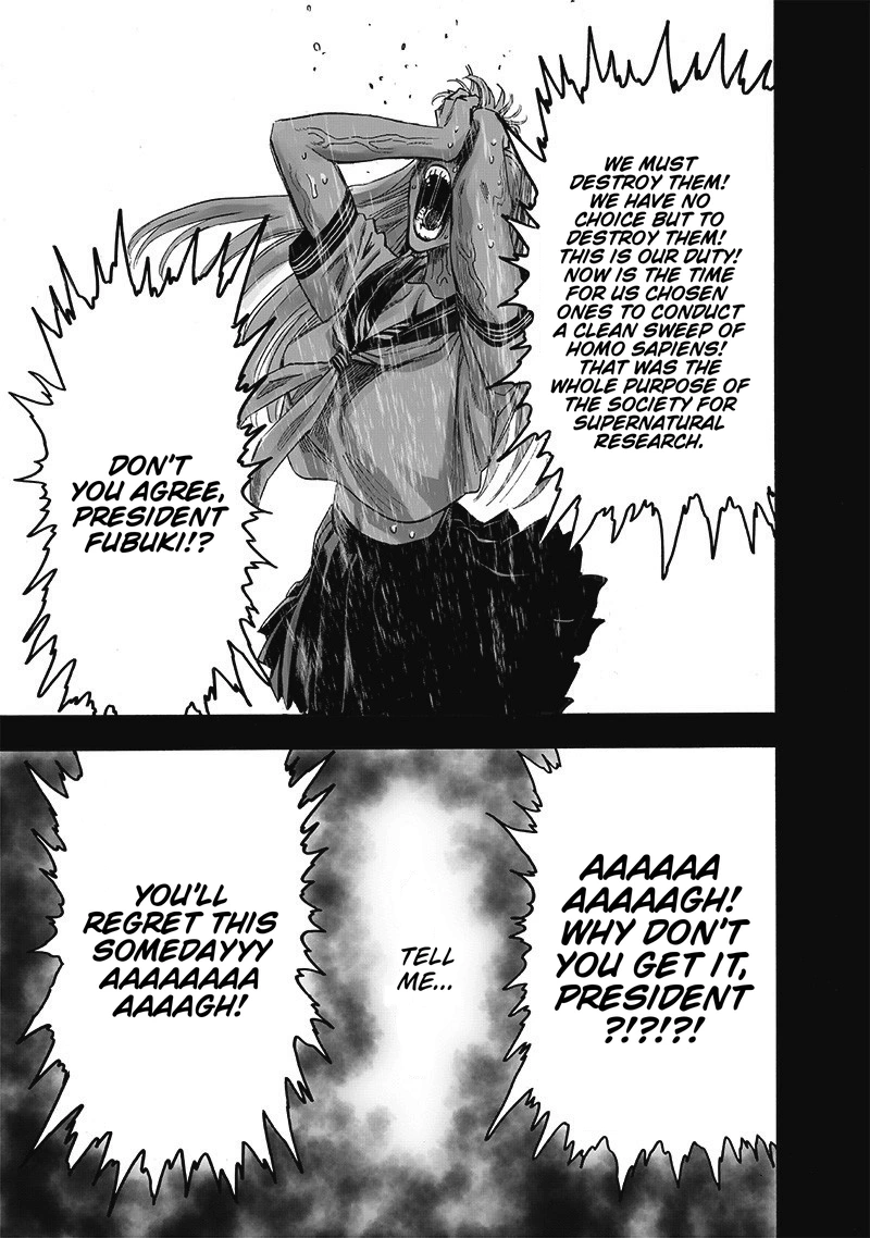 One Punch Man Manga Chapter 176 page 8 - Hypocenter scene