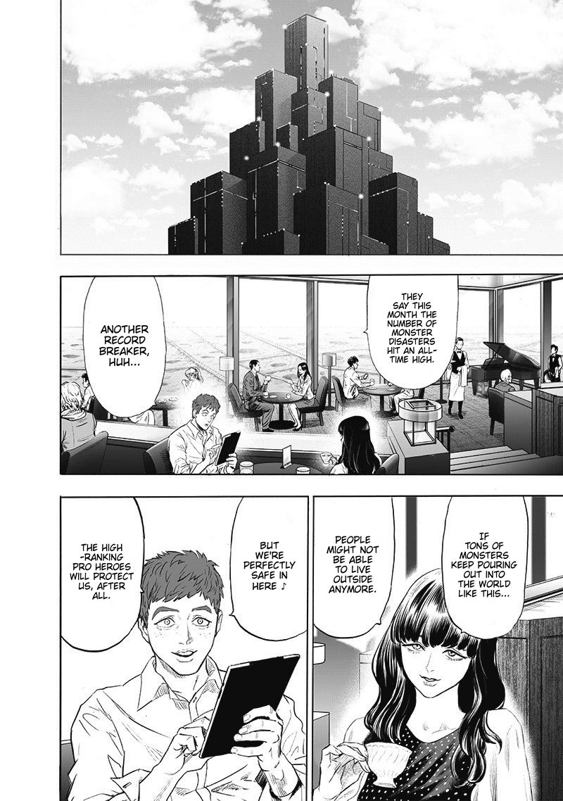 One Punch Man Manga Chapter 177 page 3 - The Supernatural & Risks scene