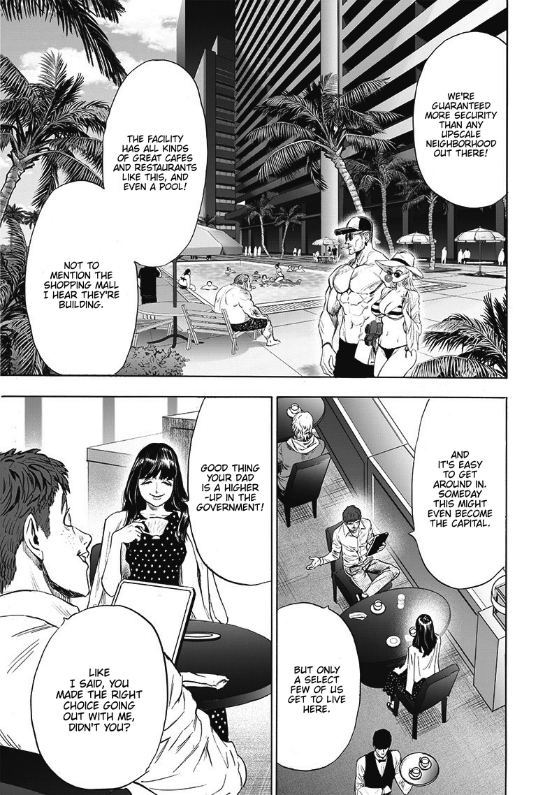 One Punch Man Manga Chapter 177 page 4 - The Supernatural & Risks scene