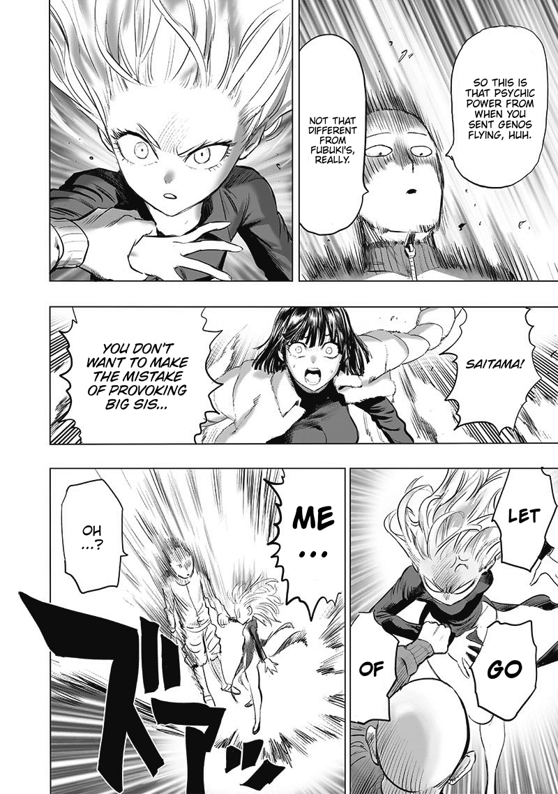 One Punch Man Manga Chapter 178 page 11 - Do it outside scene