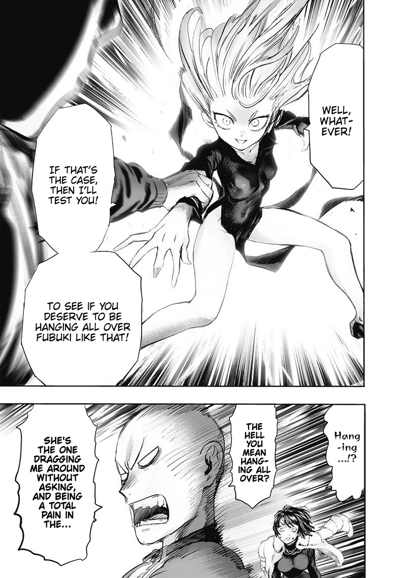 One Punch Man Manga Chapter 178 page 18 - Do it outside scene
