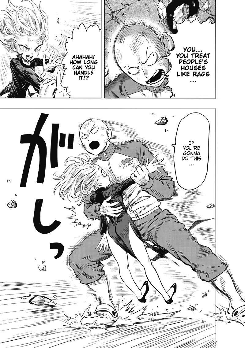 One Punch Man Manga Chapter 178 page 22 - Do it outside scene